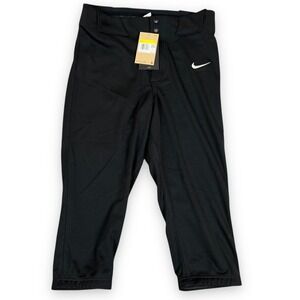 Nike Baseball Pants Mens Small Black Vapor Knickers Select High Softball